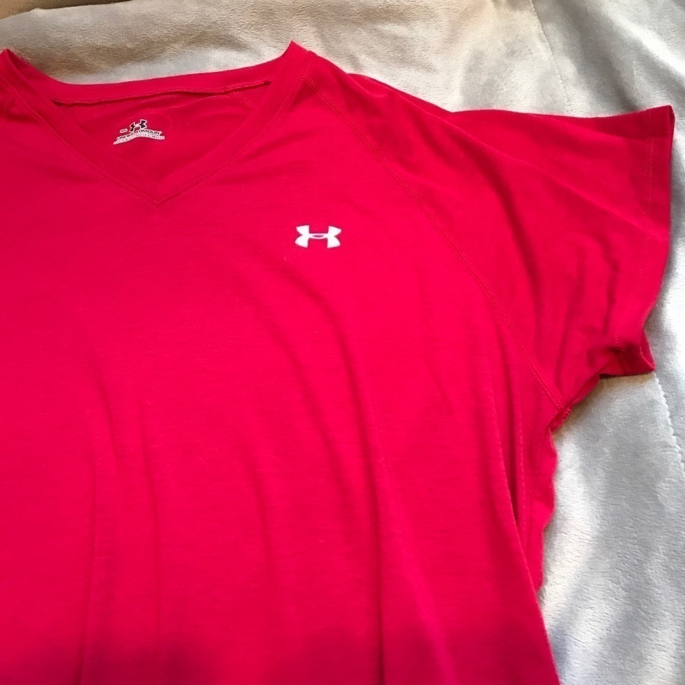 Red under armour top
